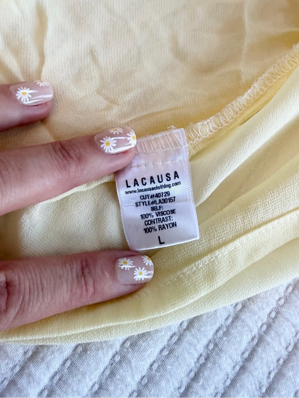 Anthropologie LACAUSA Butter Yellow Sheer Bell Sleeve Babydoll Mini Dress NWT - Picture 6 of 10